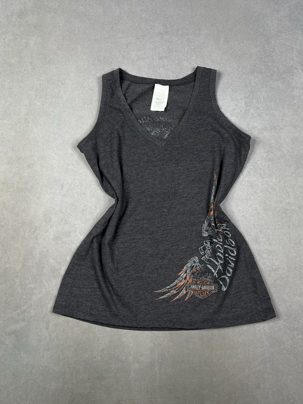 Harley-Davidson Motorcycle Graphic Tank Top Size Medium Like New